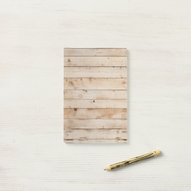 Notas Post-it® Light Woodgrain Barnboard (Escritorio)