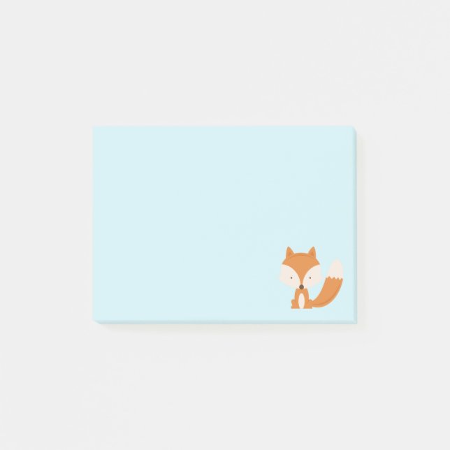 Notas Post-it® Lil' Foxy Post-it® Notes 4 x 3 (Anverso)