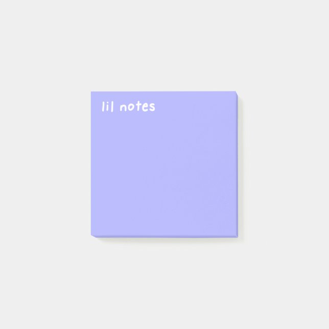 Notas Post-it® Lil Notes Purple Notes (Anverso)