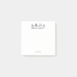 Notas Post-it® Lil Wolf Canoe Post-it Notes