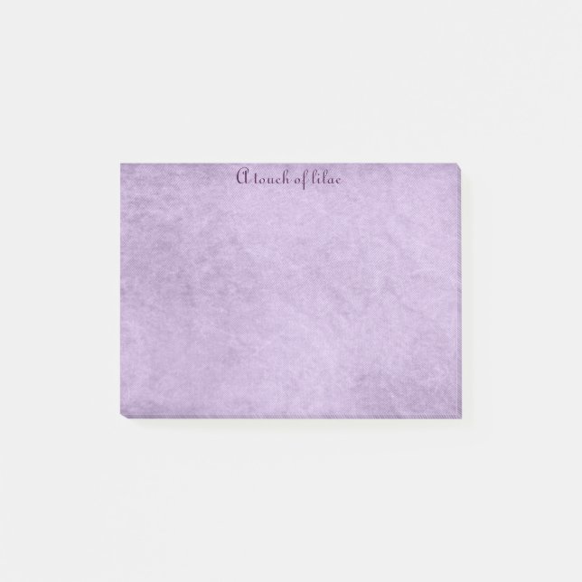 Notas Post-it® lilac denim (Anverso)