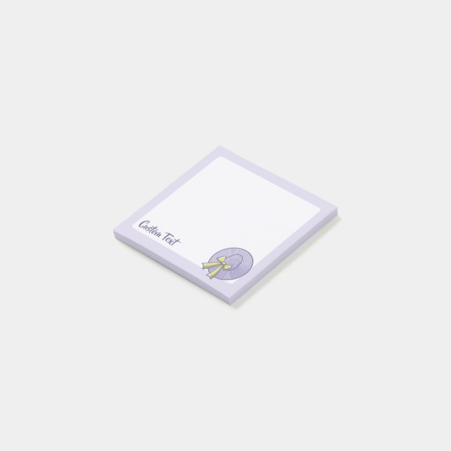 Notas Post-it® Lilac Gorra de gran brillo (En perspectiva)