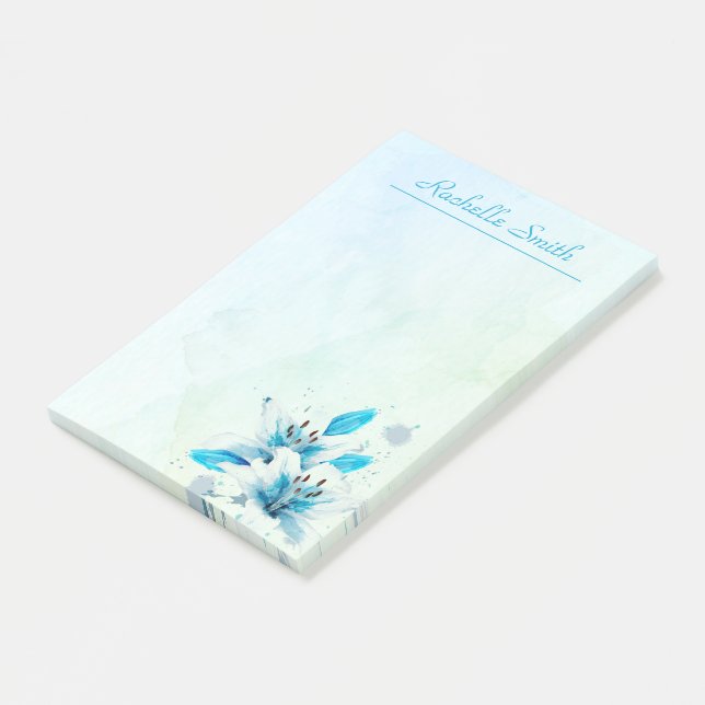 Notas Post-it® Lilies (En perspectiva)