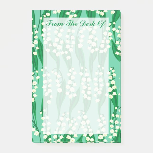 Notas Post-it® Lily of the Valley Post-It Notes (Anverso)