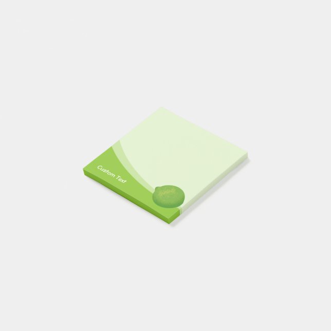 Notas Post-it® Lime (En perspectiva)