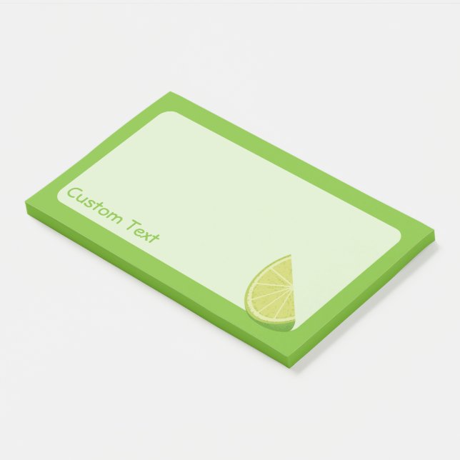 Notas Post-it® Lime Slice (En perspectiva)