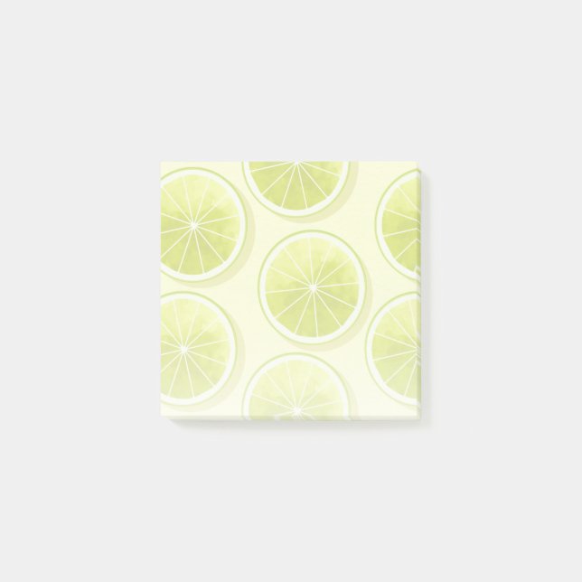 Notas Post-it® Lime Slices en amarillo claro (Anverso)