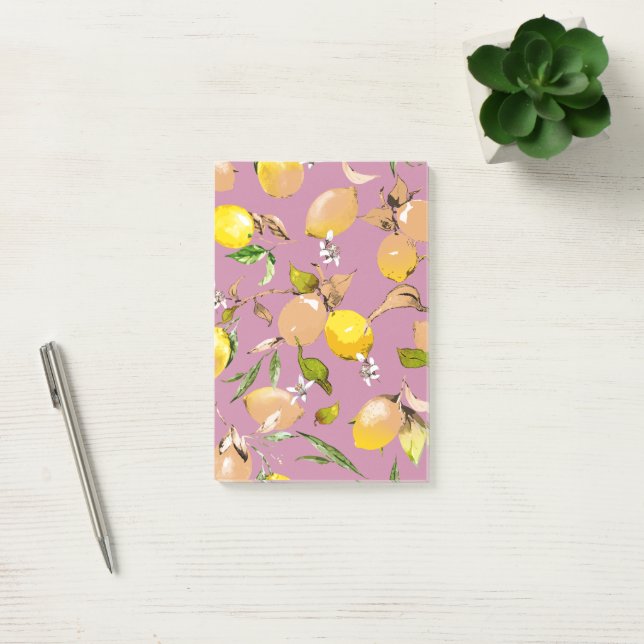 Notas Post-it® Limones acuarela 24 (Oficina)