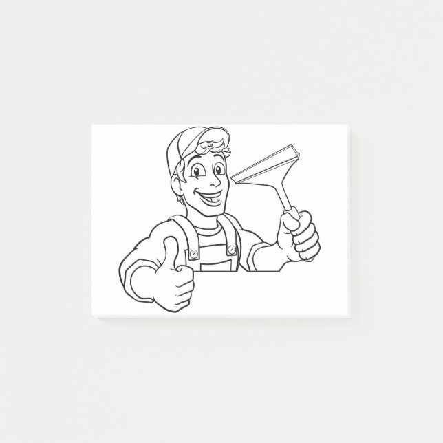 Notas Post-it® Limpiador de limpiaparabrisas de Personalizado (Anverso)