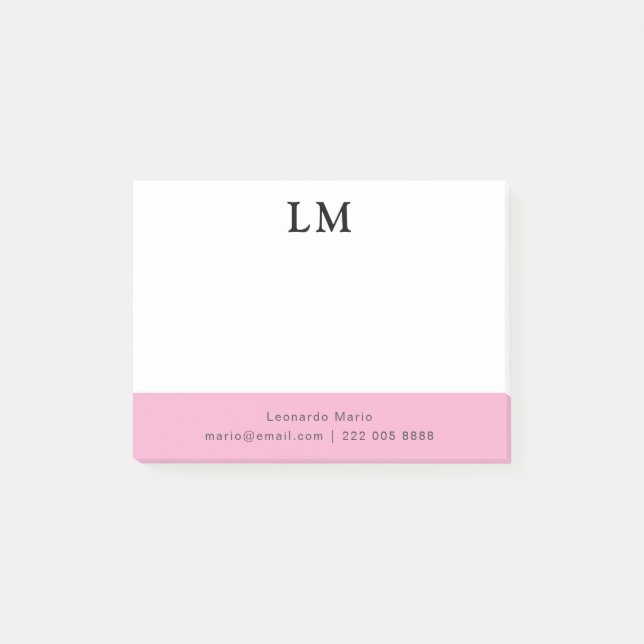 Notas Post-it® Limpieza Profesional Simple (Anverso)