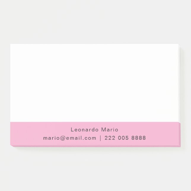 Notas Post-it® Limpieza Profesional Simple (Anverso)