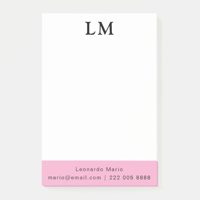 Notas Post-it® Limpieza Profesional Simple (Anverso)