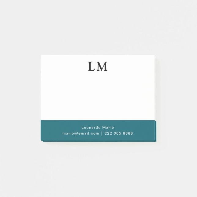 Notas Post-it® Limpieza Profesional Simple (Anverso)