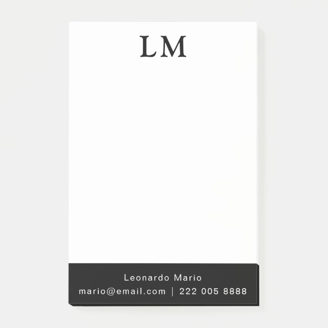 Notas Post-it® Limpieza Profesional Simple (Anverso)