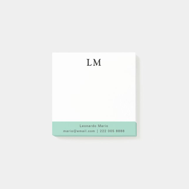 Notas Post-it® Limpieza Profesional Simple (Anverso)
