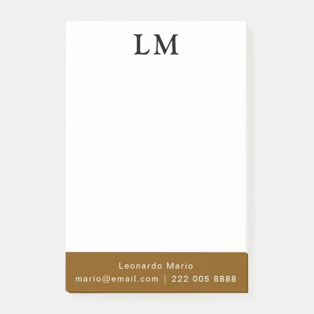 Notas Post-it® Limpieza Profesional Simple (Anverso)