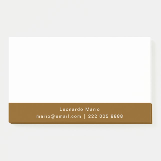 Notas Post-it® Limpieza Profesional Simple (Anverso)