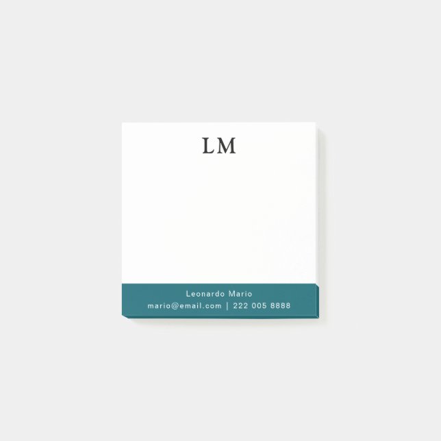 Notas Post-it® Limpieza Profesional Simple (Anverso)