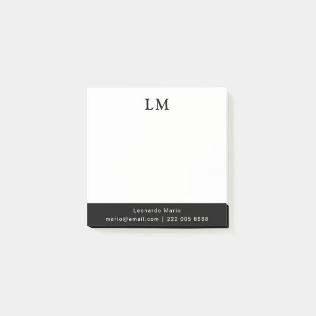 Notas Post-it® Limpieza Profesional Simple (Anverso)