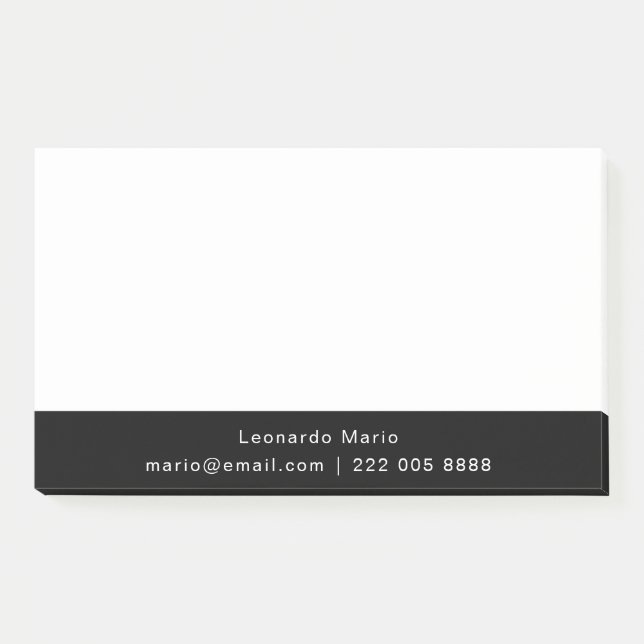 Notas Post-it® Limpieza Profesional Simple (Anverso)