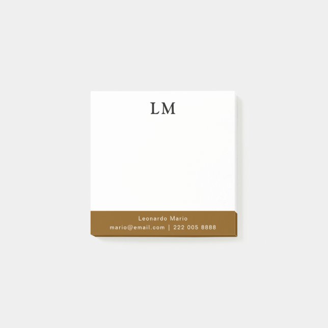Notas Post-it® Limpieza Profesional Simple (Anverso)