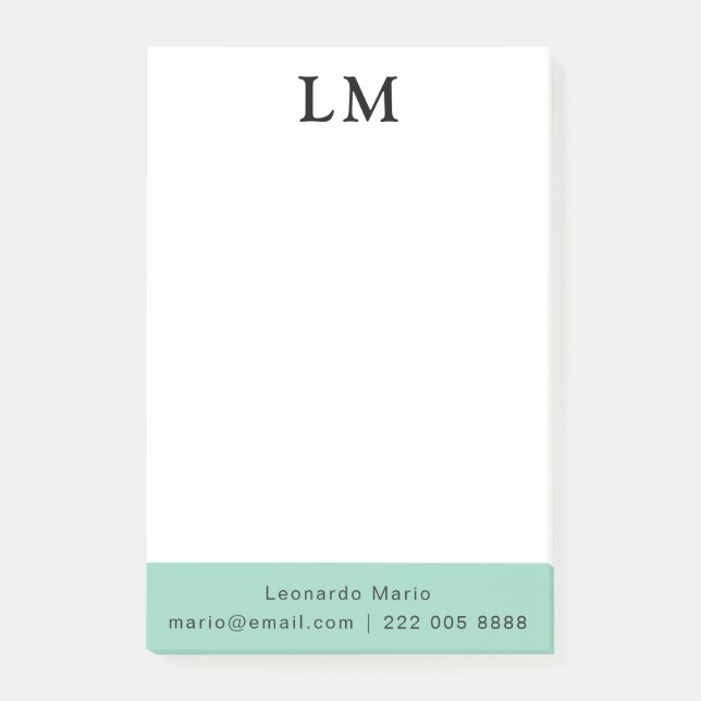 Notas Post-it® Limpieza Profesional Simple (Anverso)
