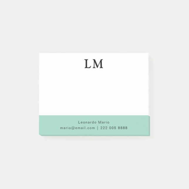 Notas Post-it® Limpieza Profesional Simple (Anverso)