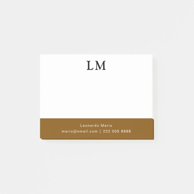 Notas Post-it® Limpieza Profesional Simple (Anverso)