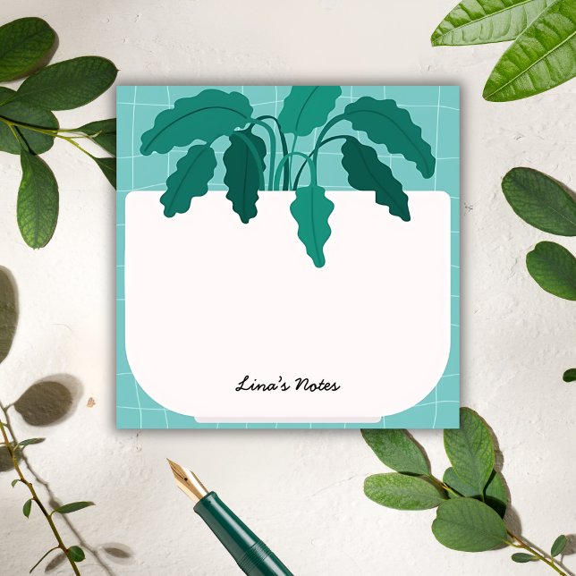 Notas Post-it® Lina’s Notes – Botanical Plant Pot Sticky Notes (Subido por el creador)