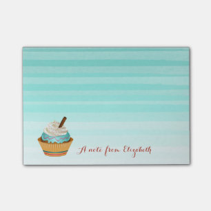 Notas Post-it® Lindo Adorable Elegante Femenino , Cupcake