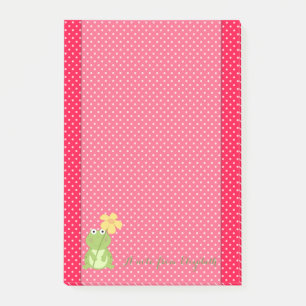 Notas Post-it® Lindo adorable elegante ,lunares,rana