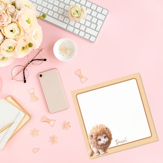 Notas Post-it® Lindo Bebé León Animal  (Subido por el creador)