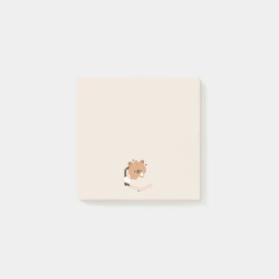 Notas Post-it® Lindo Capybara Cansado