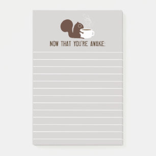 Notas Post-it® Lindo de papel alineada amante completamente