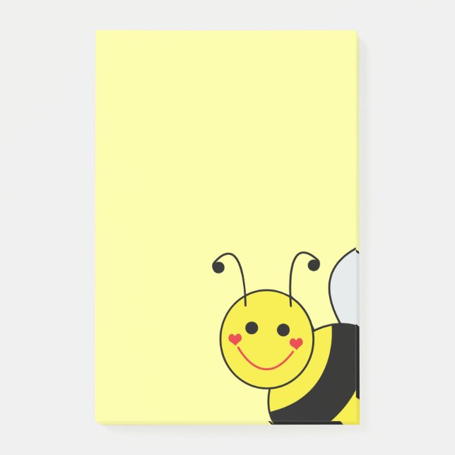 Notas Post-it® Lindo manosee la abeja (Anverso)