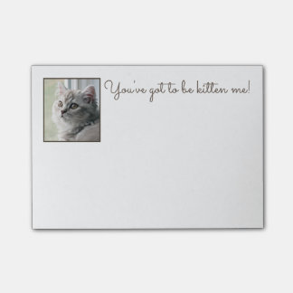 Notas Post-it® ¡Lindo "usted tiene que ser gatito yo! "Notas de