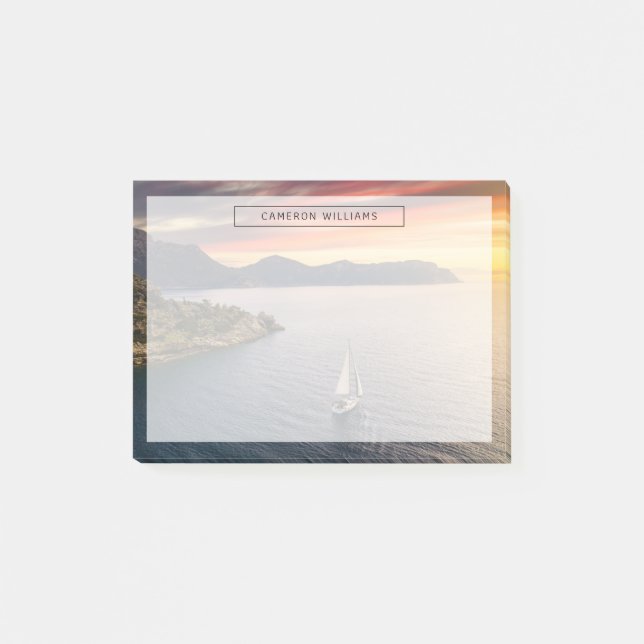 Notas Post-it® Línea costera | Bodrum, Turquía (Anverso)