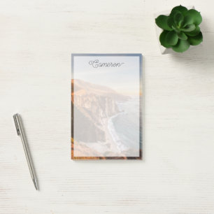 Notas Post-it® Línea costera   Puente Bixby, Gran Sur California