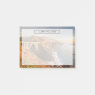Notas Post-it® Línea costera   Puente Bixby, Gran Sur California