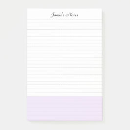 Notas Post-it® Lineado rosa simple moderno Guay