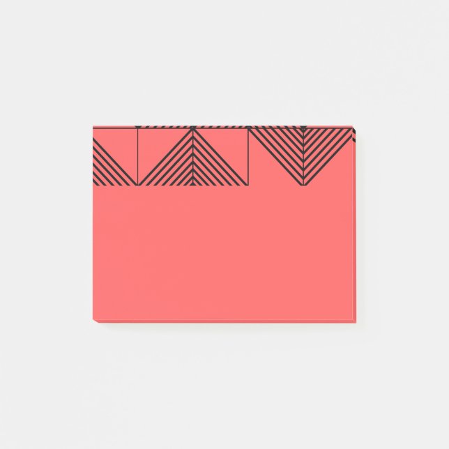 Notas Post-it® Líneas Art Deco (Anverso)