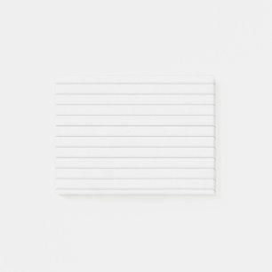 Notas Post-it® Líneas grises