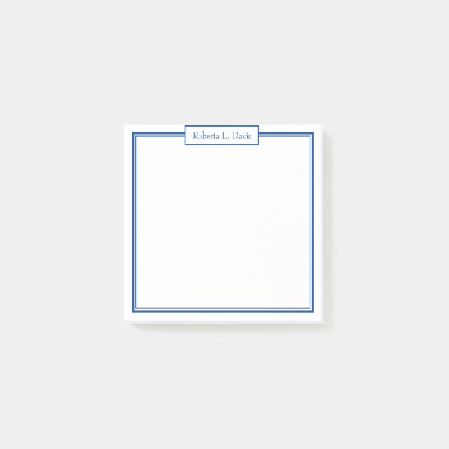 Notas Post-it® Líneas sencillas y sofisticadas personalizadas (Anverso)