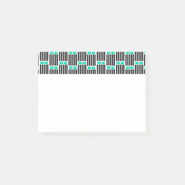 Notas Post-it® Líneas y cajas (Anverso)