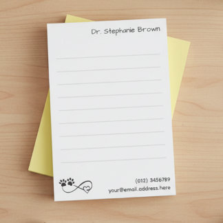 Notas Post-it® Lined Large 4"x6" Notes for Veterinarians
