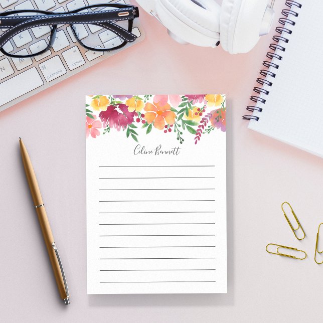 Notas Post-it® Liquidación personalizada de amapola de California (Subido por el creador)