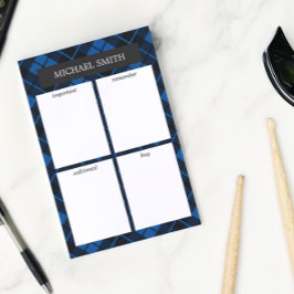 Notas Post-it® Lista de 4 categorías para hacer