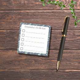 Notas Post-it® Lista de aristas Verde azuladas azules pegajosas