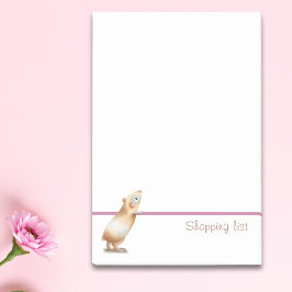 Notas Post-it® Lista de compras de cerdos de Guinea