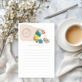 Notas Post-it® Lista de compras de Totes derramados de frutas y h